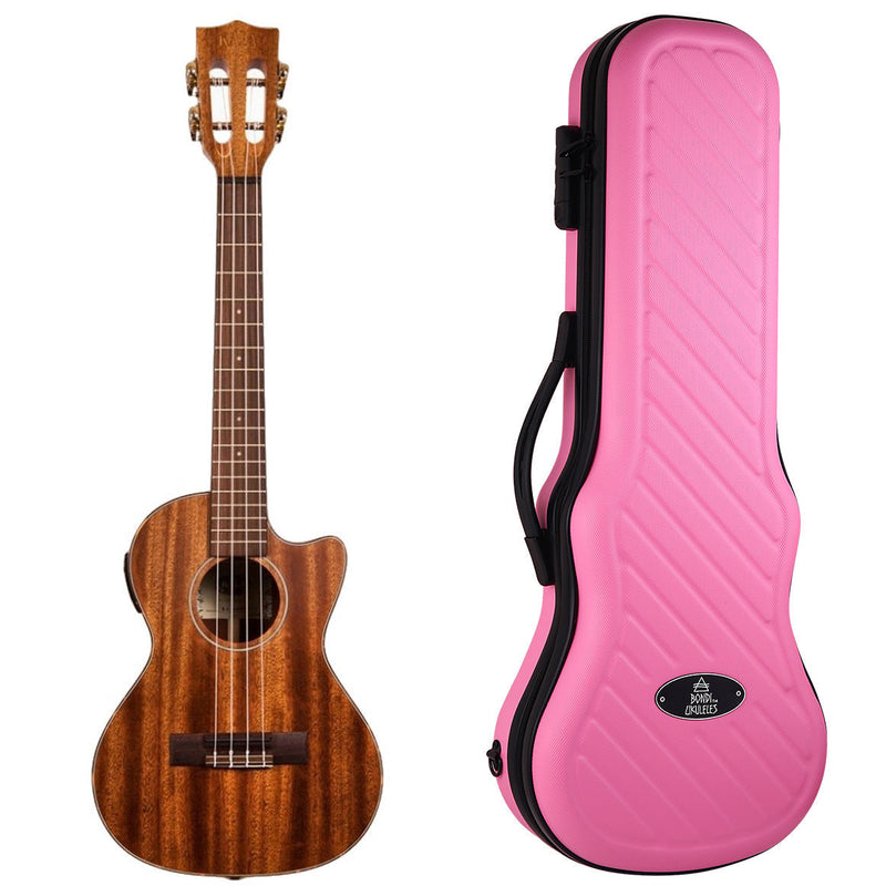 Kala All Solid Mahogany Cutaway Tenor Electric Ukulele