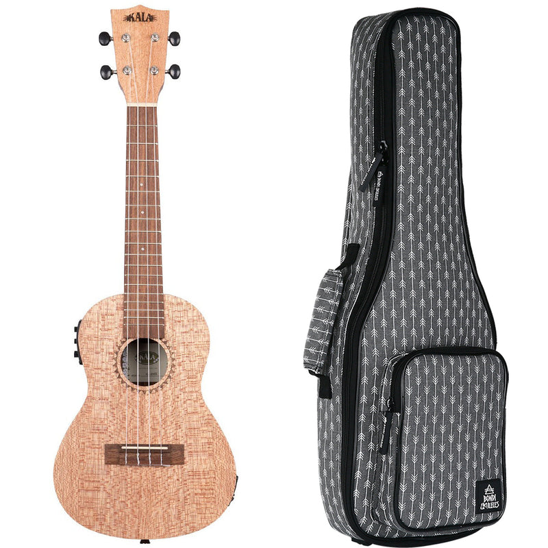 Kala Burled Meranti Concert Electric Ukulele