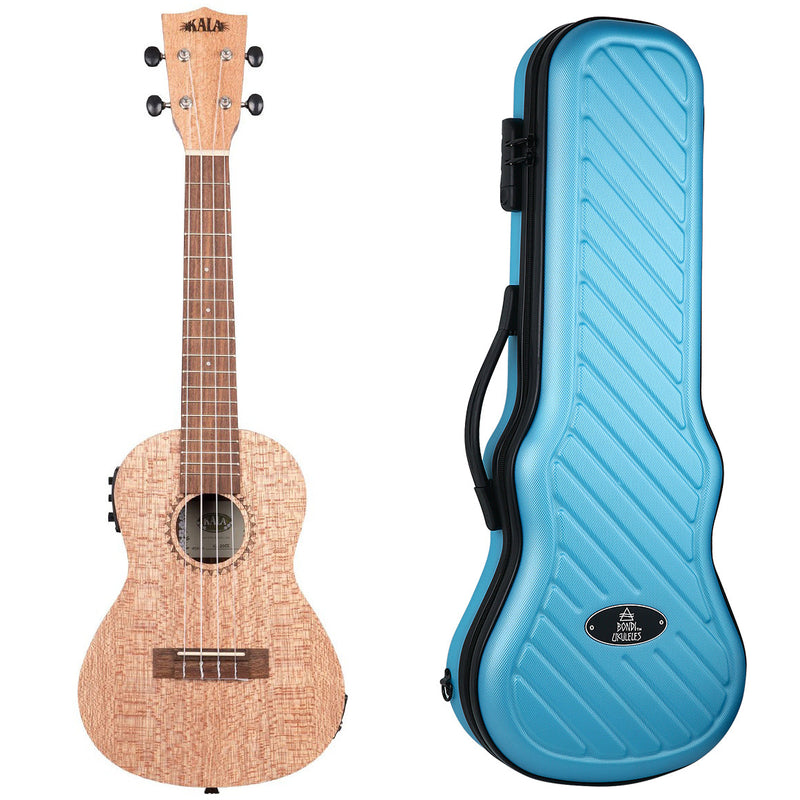 Kala Burled Meranti Concert Electric Ukulele