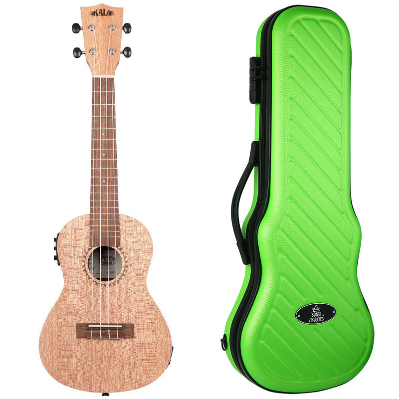 Kala Burled Meranti Concert Electric Ukulele