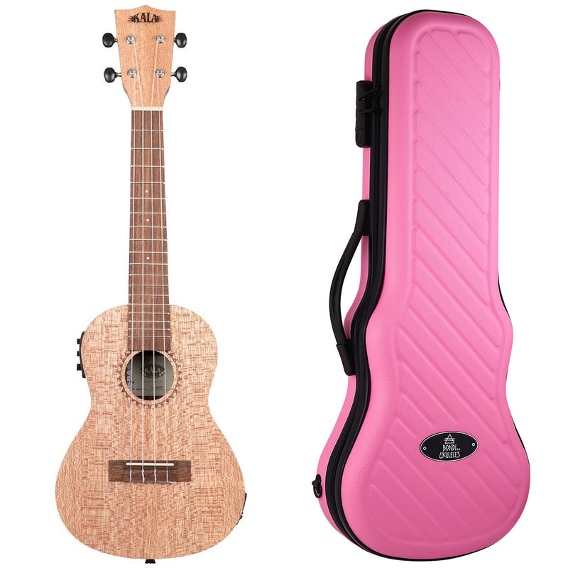 Kala Burled Meranti Concert Electric Ukulele