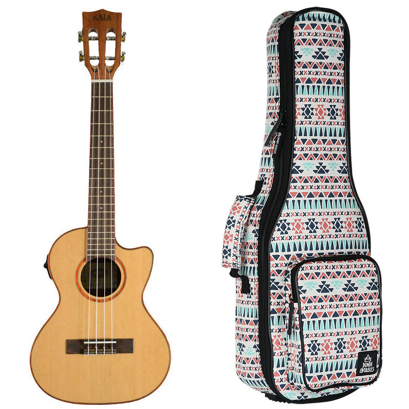 Kala Cedar Top Tenor Electric Cutaway Ukulele