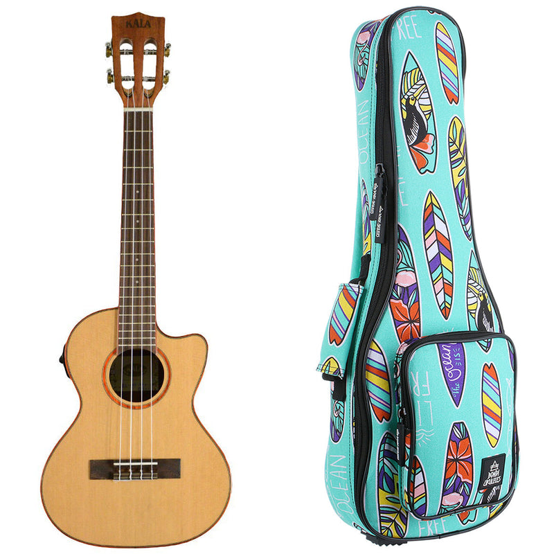 Kala Cedar Top Tenor Electric Cutaway Ukulele