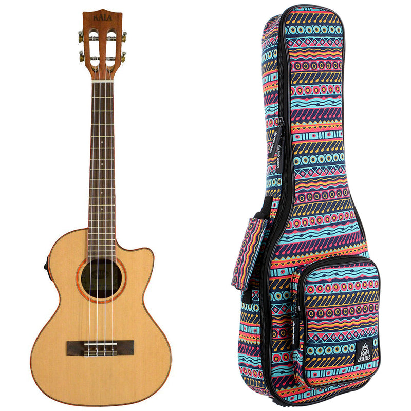 Kala Cedar Top Tenor Electric Cutaway Ukulele