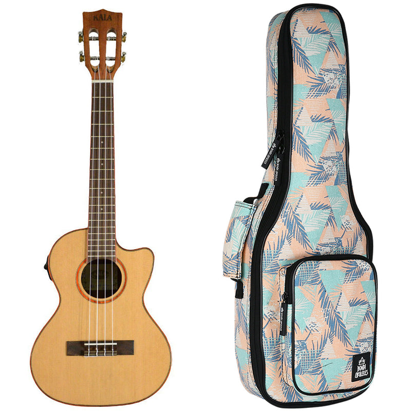Kala Cedar Top Tenor Electric Cutaway Ukulele
