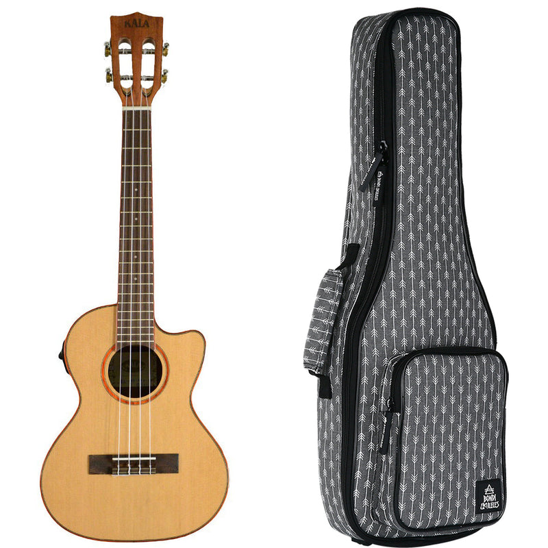 Kala Cedar Top Tenor Electric Cutaway Ukulele