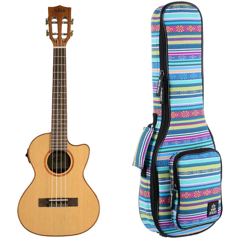 Kala Cedar Top Tenor Electric Cutaway Ukulele