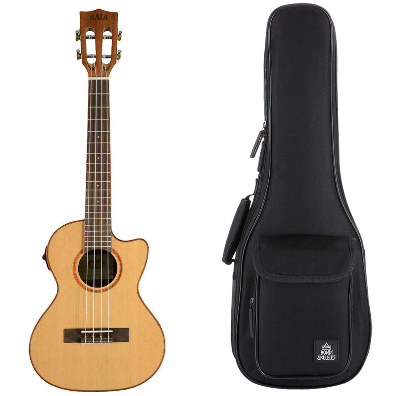 Kala Cedar Top Tenor Electric Cutaway Ukulele