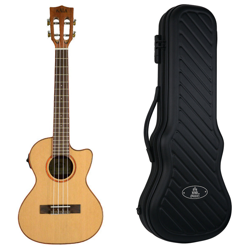 Kala Cedar Top Tenor Electric Cutaway Ukulele