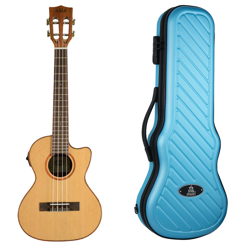 Kala Cedar Top Tenor Electric Cutaway Ukulele