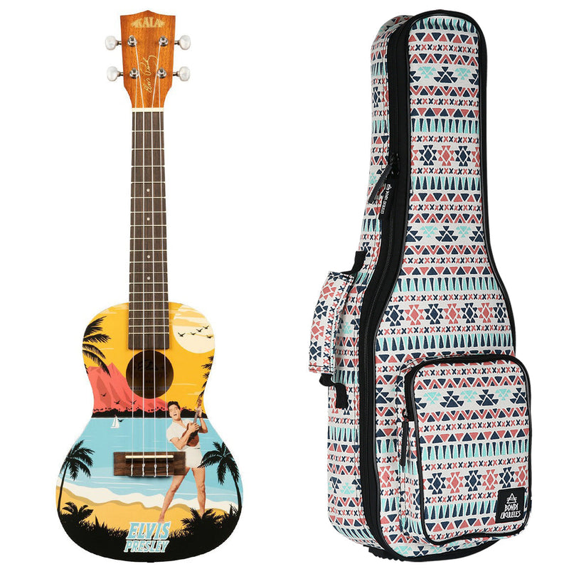 Kala Elvis Blue Hawaii Concert Ukulele