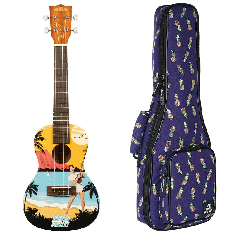 Kala Elvis Blue Hawaii Concert Ukulele