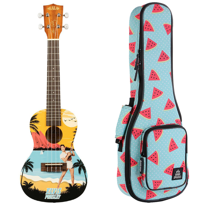 Kala Elvis Blue Hawaii Concert Ukulele