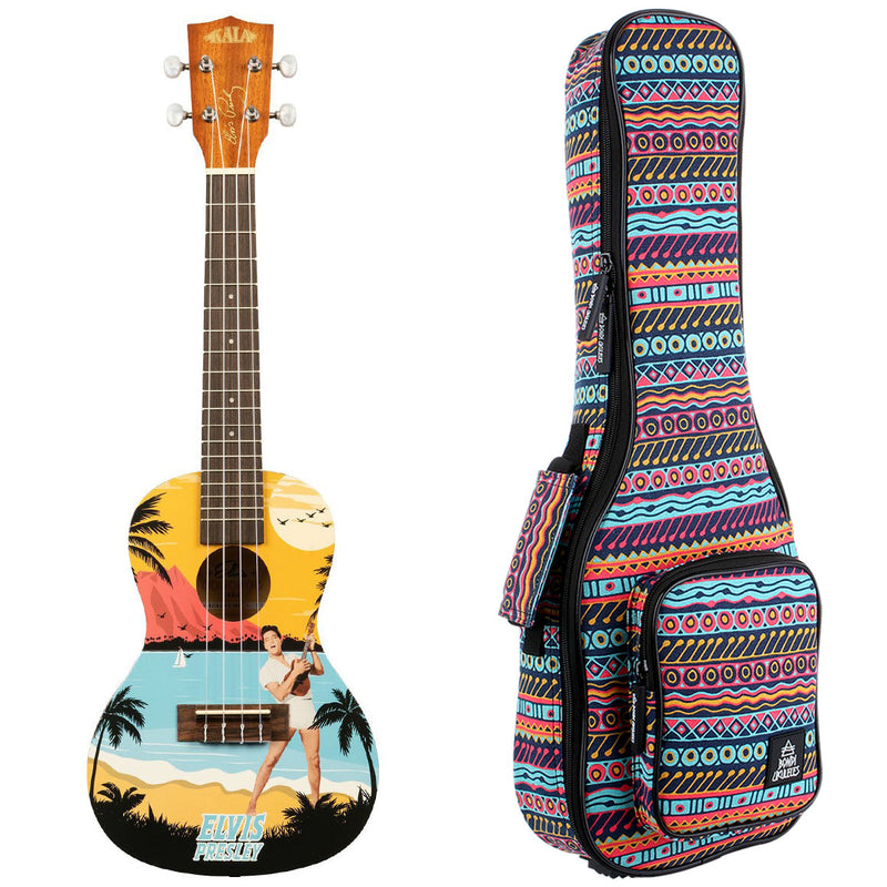 Kala Elvis Blue Hawaii Concert Ukulele