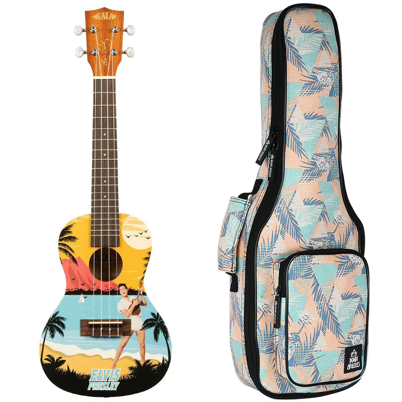 Kala Elvis Blue Hawaii Concert Ukulele