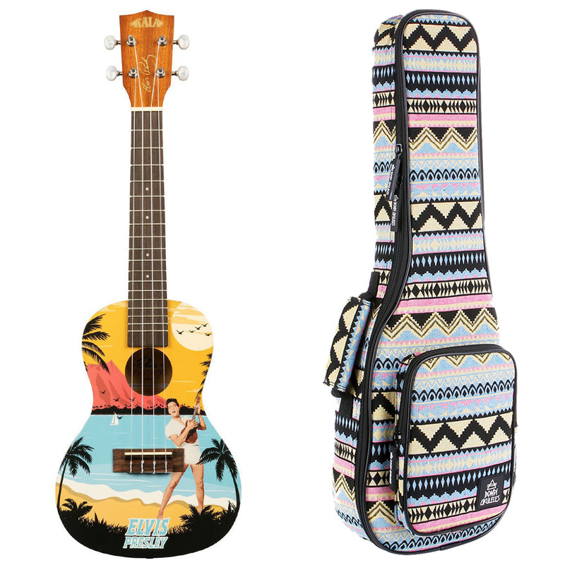 Kala Elvis Blue Hawaii Concert Ukulele