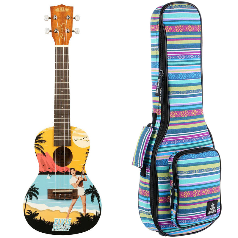 Kala Elvis Blue Hawaii Concert Ukulele