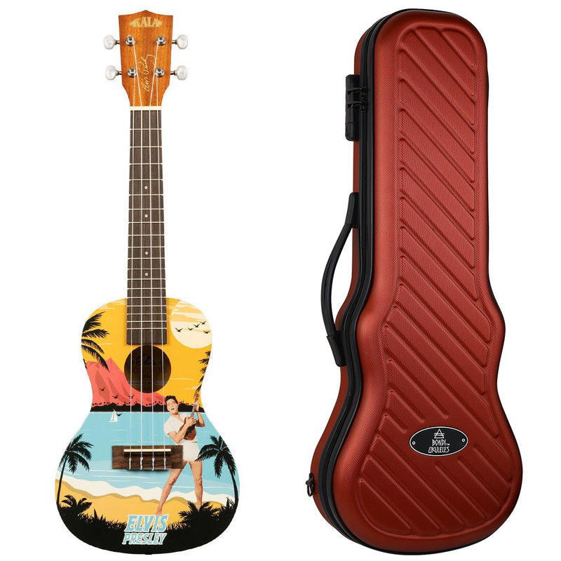 Kala Elvis Blue Hawaii Concert Ukulele