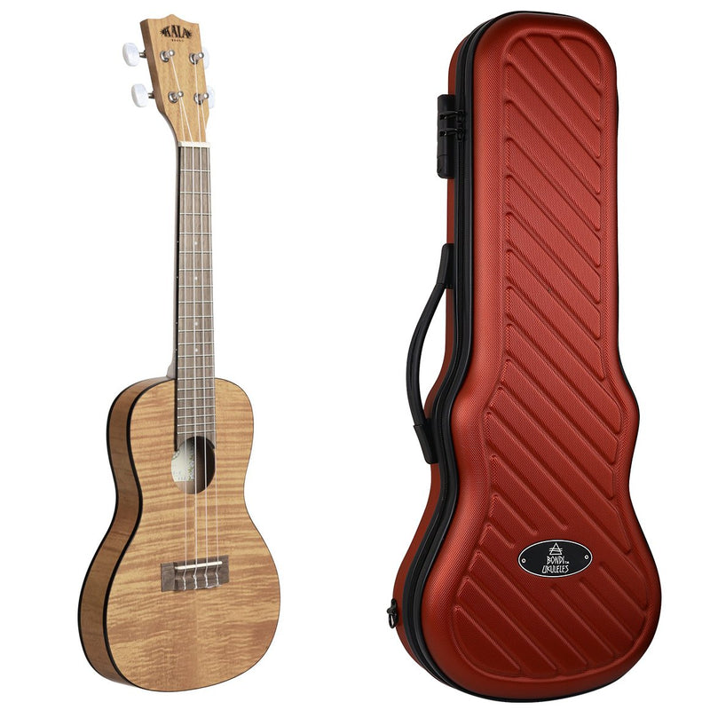 Kala Exotic Mahogany Travel Concert Ukulele