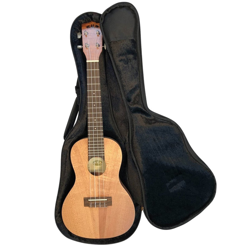 Kala Exotic Mahogany Travel Concert Ukulele Bundle
