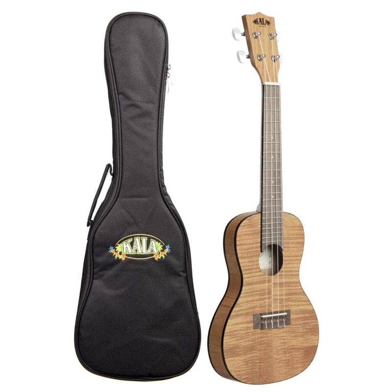 Kala Exotic Mahogany Travel Concert Ukulele Bundle