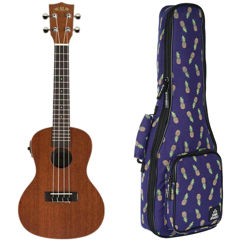 Kala Satin Mahogany Concert Electric Ukulele