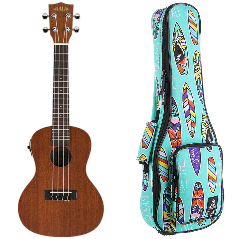 Kala Satin Mahogany Concert Electric Ukulele