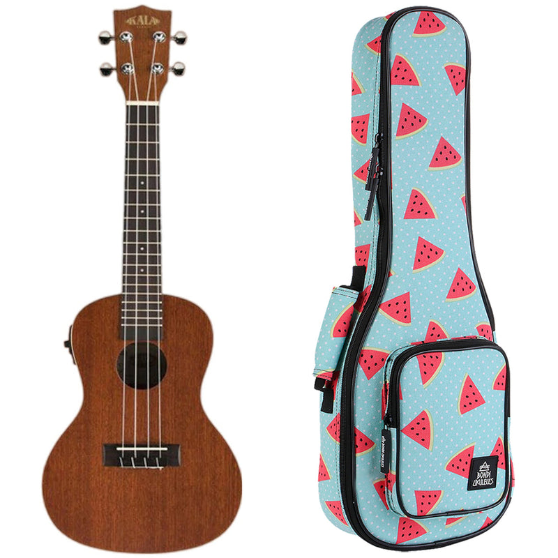 Kala Satin Mahogany Concert Electric Ukulele