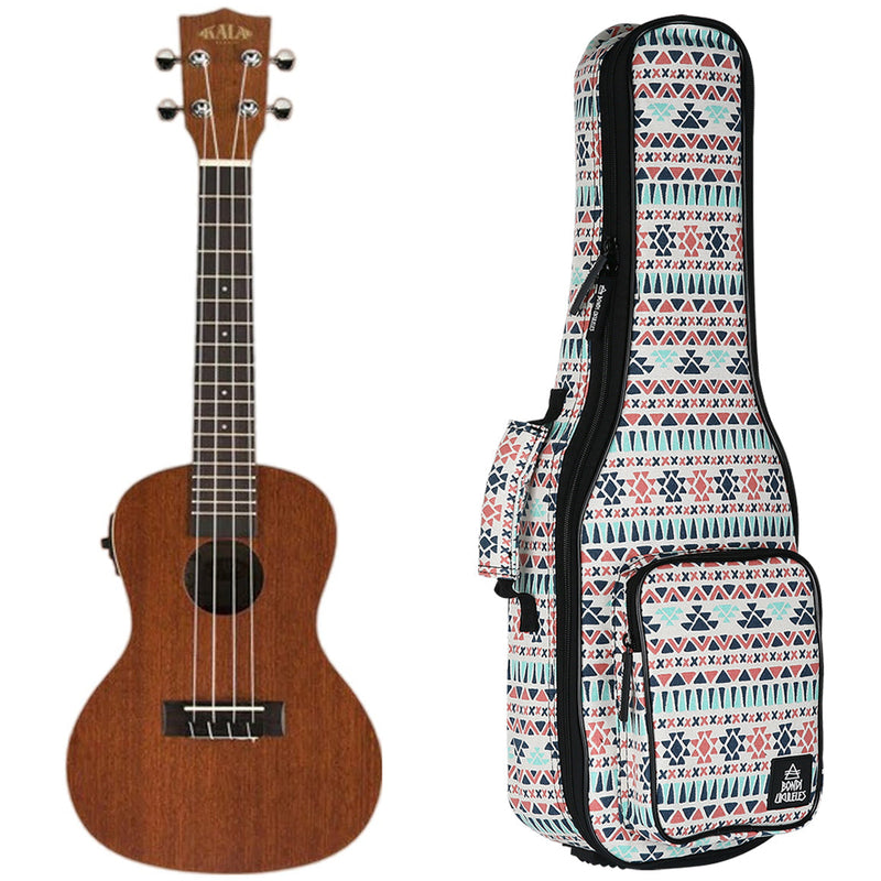 Kala Satin Mahogany Concert Electric Ukulele