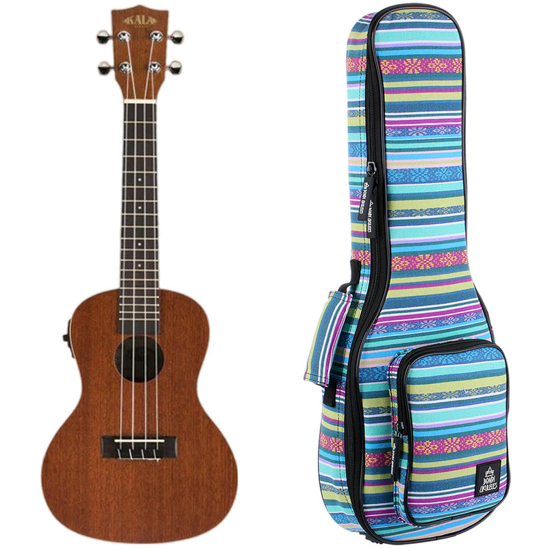 Kala Satin Mahogany Concert Electric Ukulele