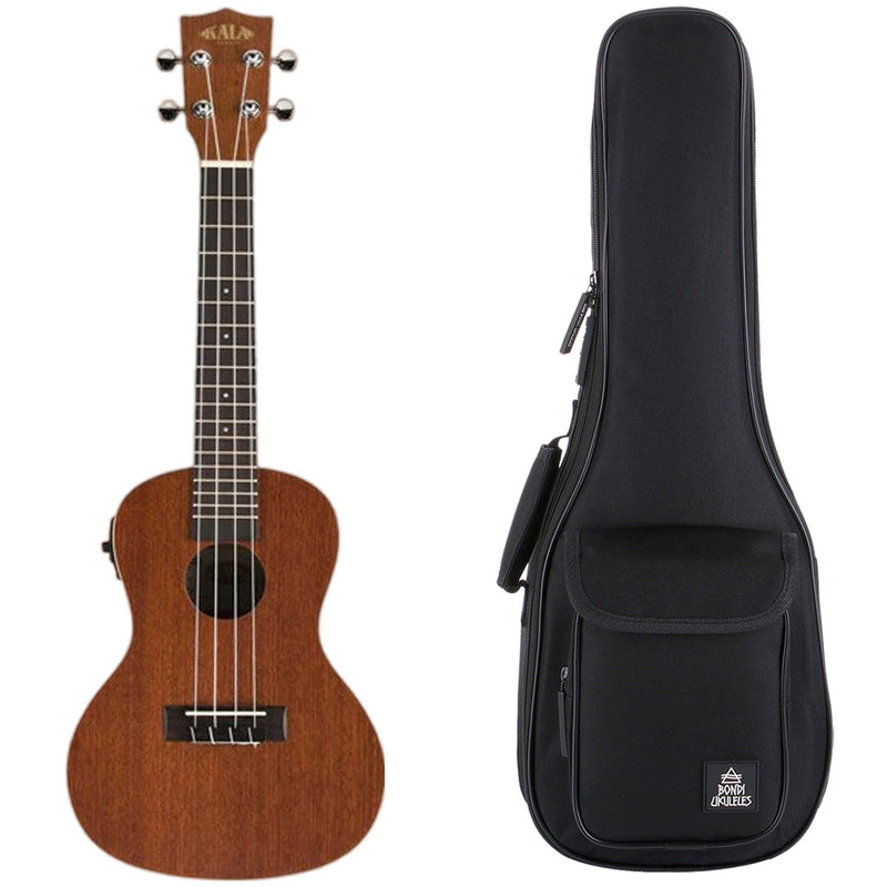 Kala Satin Mahogany Concert Electric Ukulele