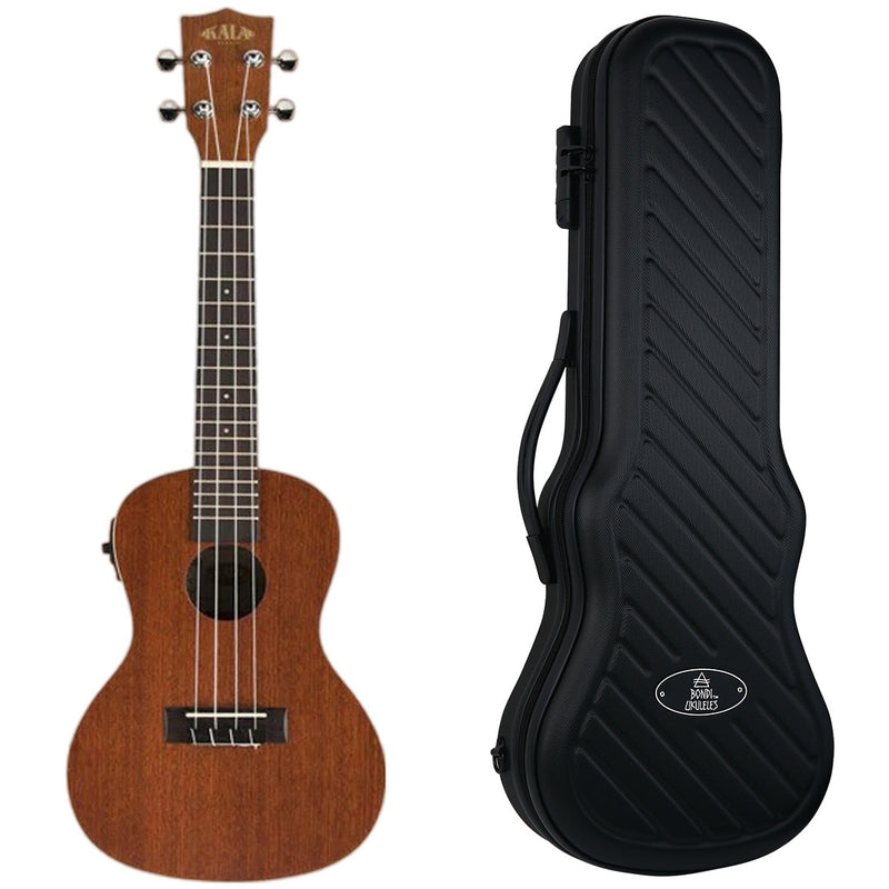 Kala Satin Mahogany Concert Electric Ukulele