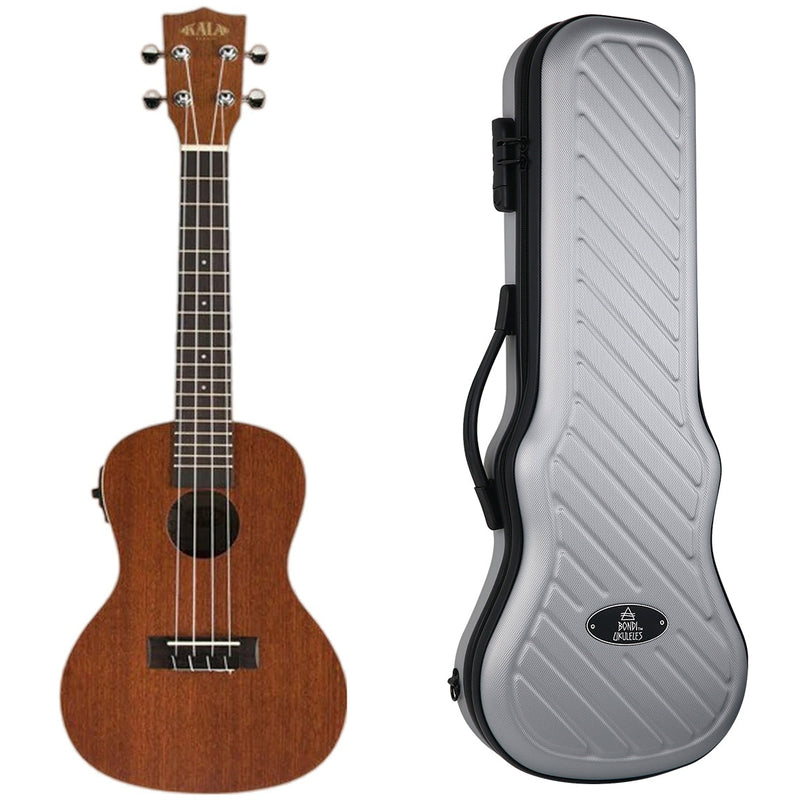 Kala Satin Mahogany Concert Electric Ukulele