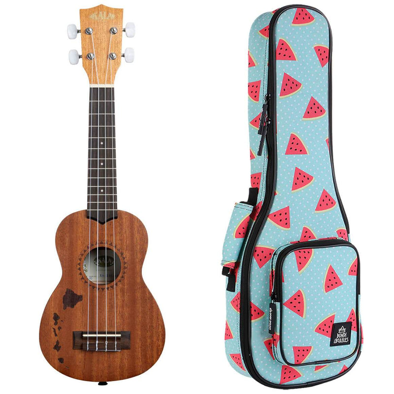 Kala Satin Mahogany Hawaiian Islands Ukulele