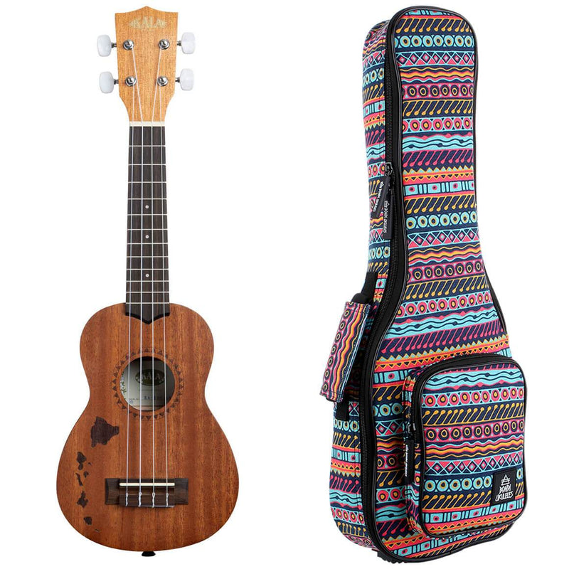 Kala Satin Mahogany Hawaiian Islands Ukulele