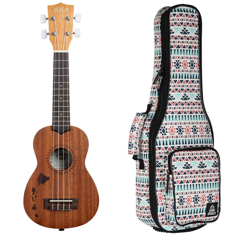 Kala Satin Mahogany Hawaiian Islands Ukulele