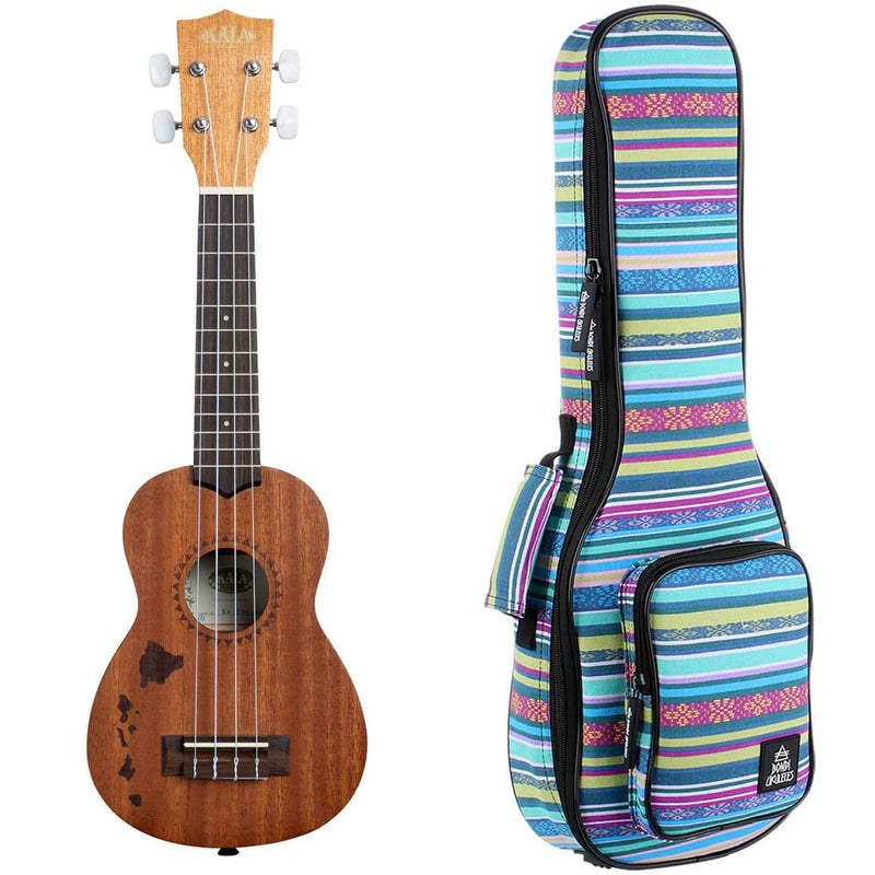 Kala Satin Mahogany Hawaiian Islands Ukulele