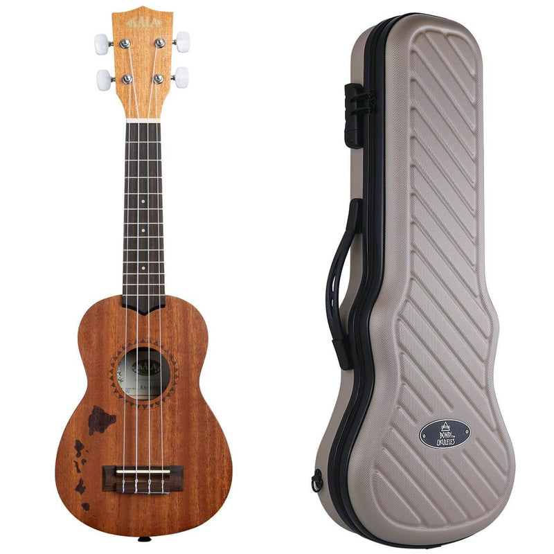 Kala Satin Mahogany Hawaiian Islands Ukulele