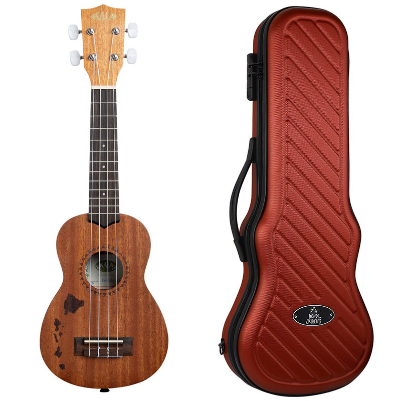 Kala Satin Mahogany Hawaiian Islands Ukulele