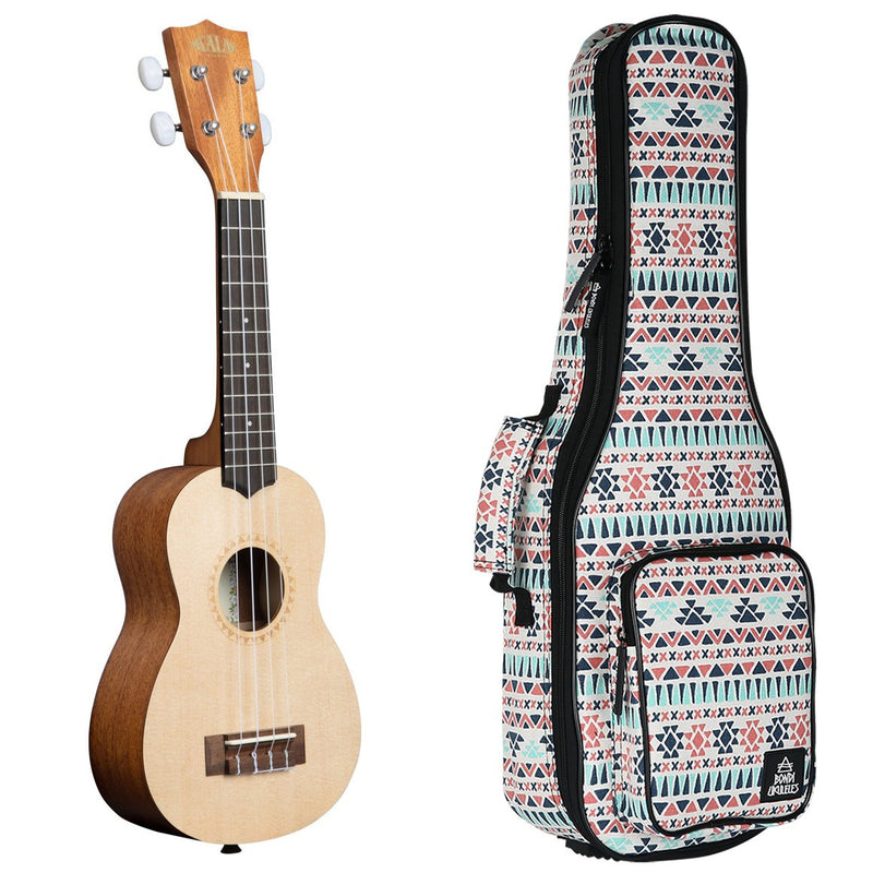 Kala Satin Mahogany Spruce Soprano Ukulele