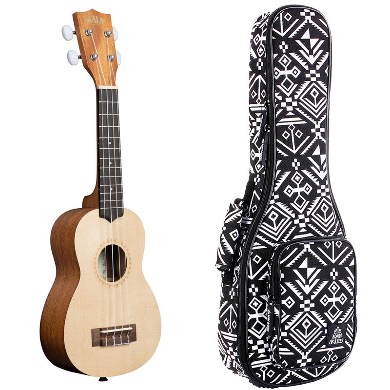 Kala Satin Mahogany Spruce Soprano Ukulele