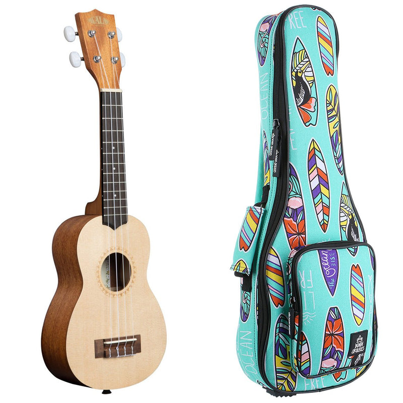 Kala Satin Mahogany Spruce Soprano Ukulele