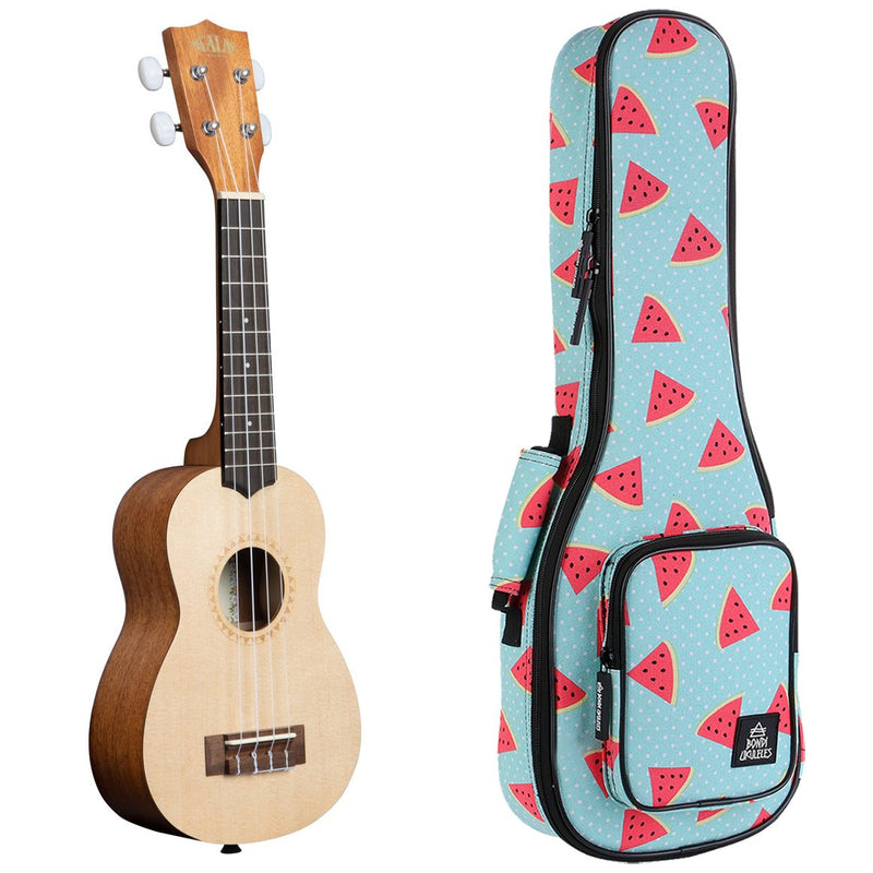 Kala Satin Mahogany Spruce Soprano Ukulele