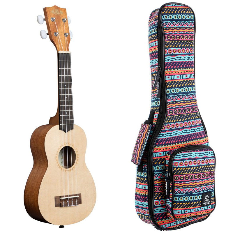 Kala Satin Mahogany Spruce Soprano Ukulele
