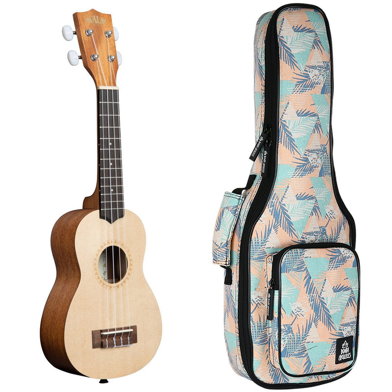Kala Satin Mahogany Spruce Soprano Ukulele