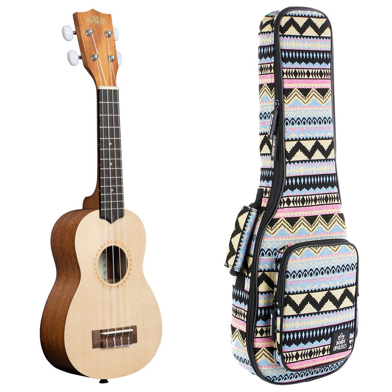 Kala Satin Mahogany Spruce Soprano Ukulele