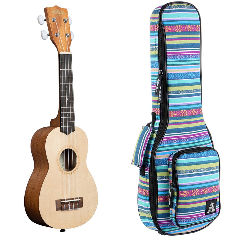 Kala Satin Mahogany Spruce Soprano Ukulele