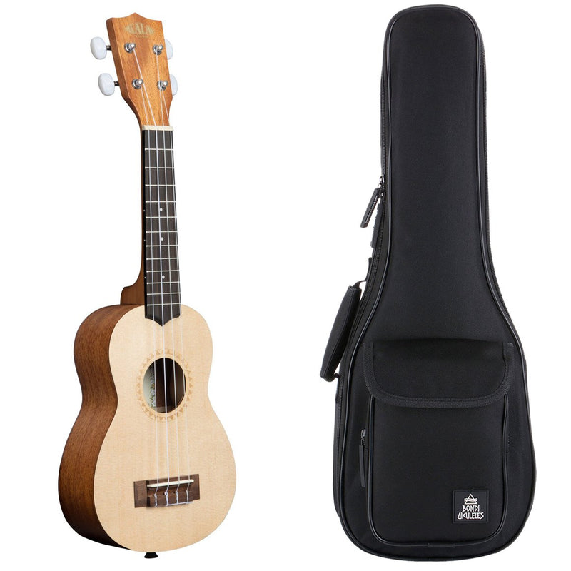 Kala Satin Mahogany Spruce Soprano Ukulele