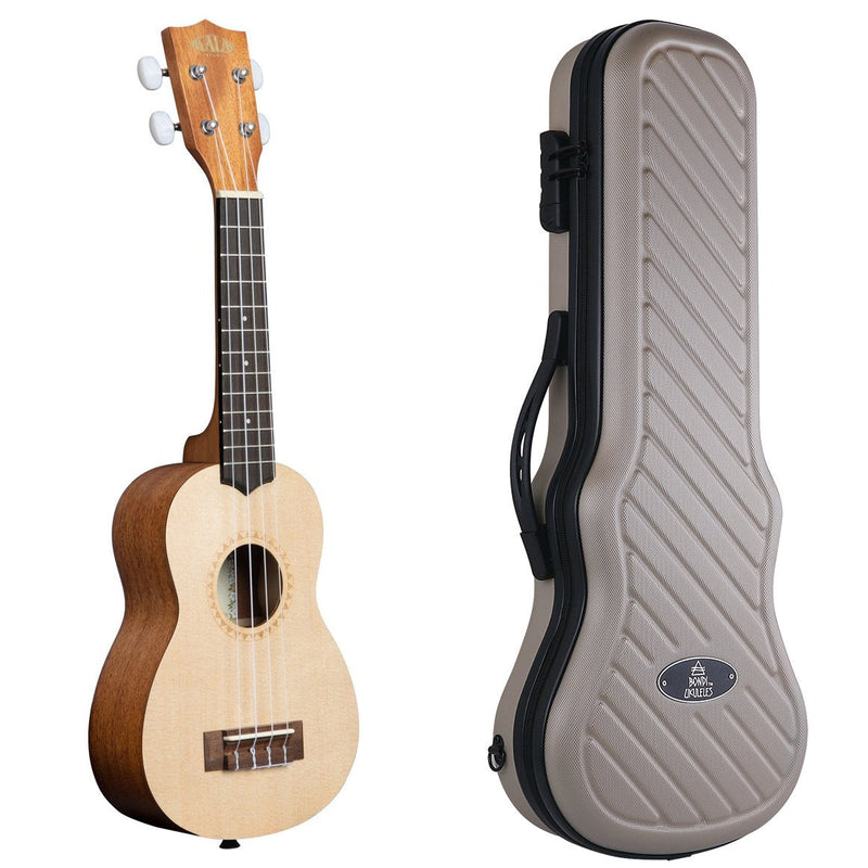 Kala Satin Mahogany Spruce Soprano Ukulele