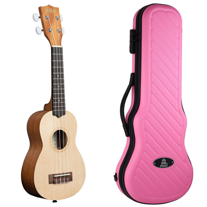 Kala Satin Mahogany Spruce Soprano Ukulele